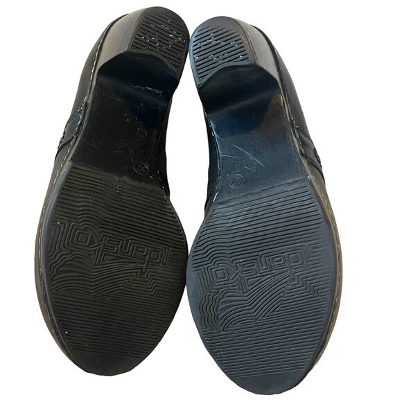 Dansko Black Heeled Clogs Size 36 - Picture 4 of 7